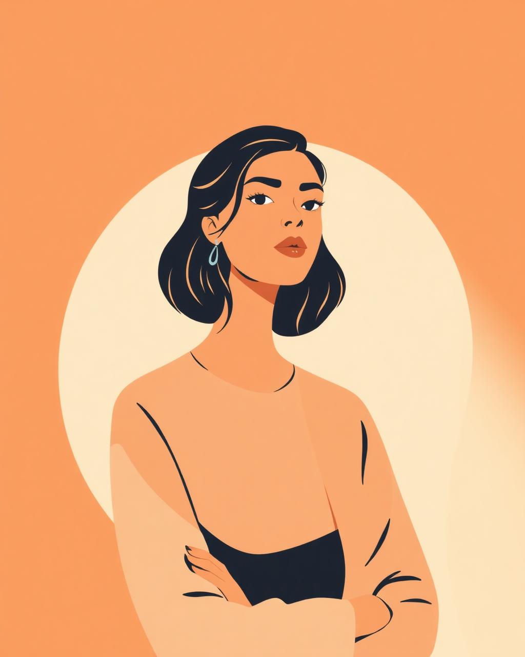 Portrait illustration of Chaitali Barhate
